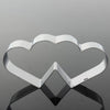 Double Heart Stainless Mold Cutter