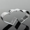 Double Heart Stainless Mold Cutter